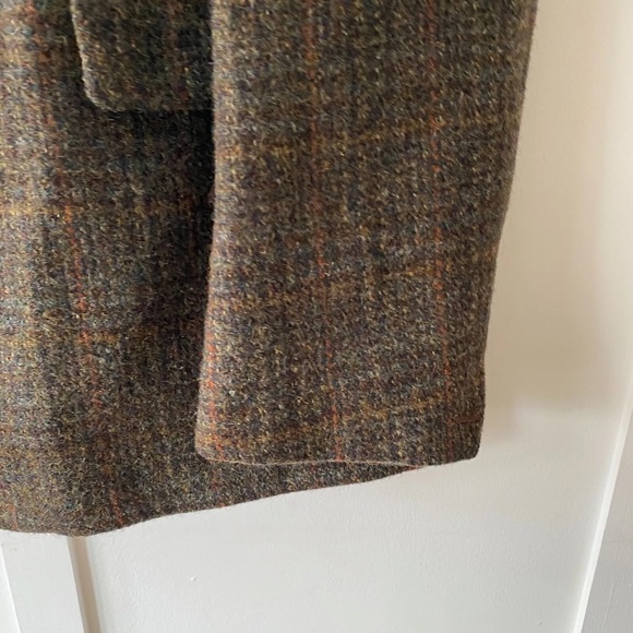 Harris Tweed Jacket Dunn & Co. Blazer Jacket Country Check 42 R - Picture 5 of 13